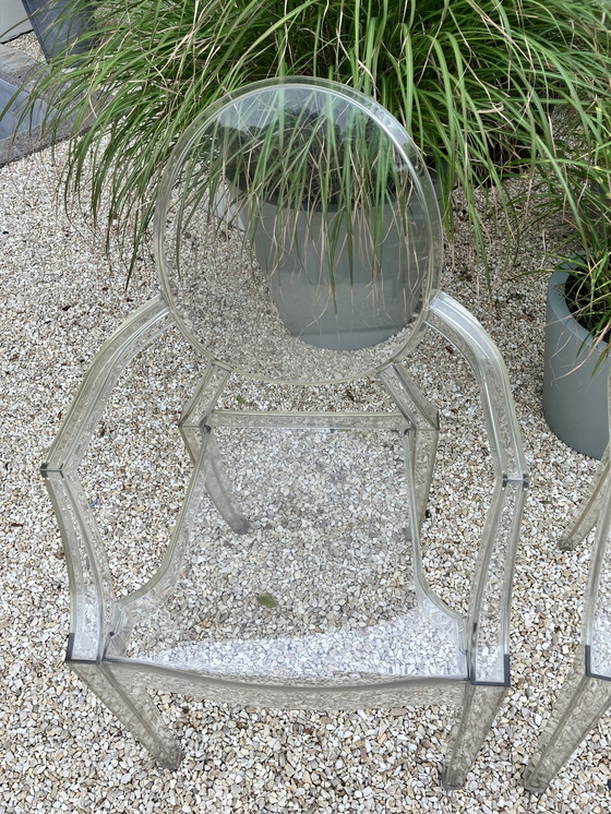 Image 1 of 10x Louis Ghost chairs Kartell by Phillipe Starck