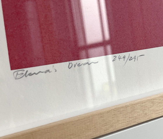 Image 1 of Jean-Marie Haessle, serigrafía enmarcada, firmada y numerada a lápiz