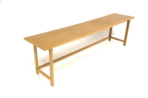 Scandinavian oak bench, Sweden, 1960