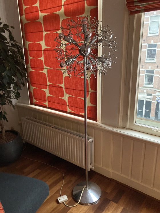Image 1 of Vintage 60-Er Years Sputnik Steampunk Floor Lamp
