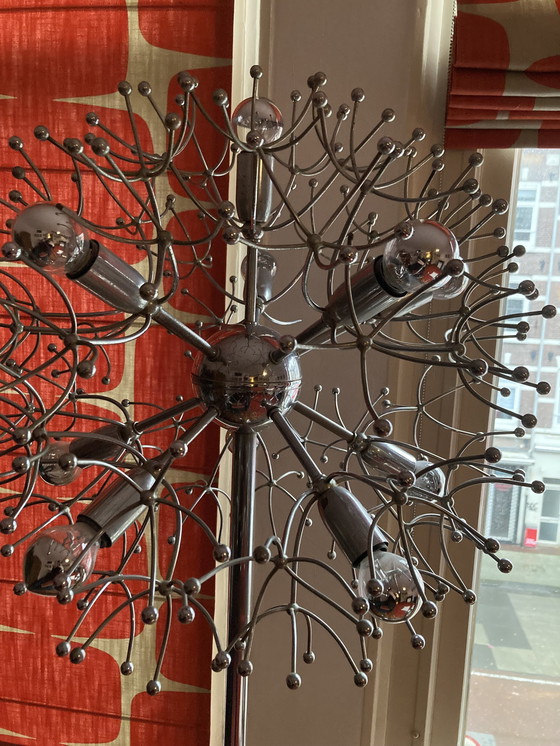 Image 1 of Vintage 60-Er Years Sputnik Steampunk Floor Lamp