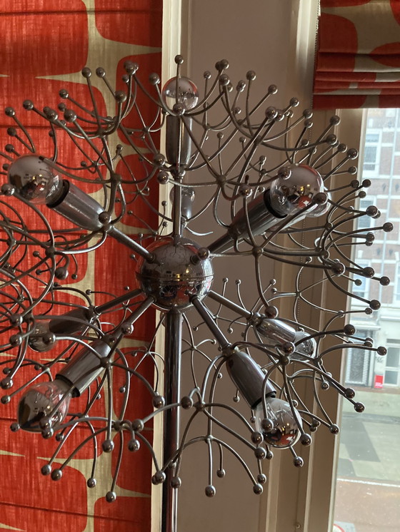 Image 1 of Vintage 60-Er Years Sputnik Steampunk Floor Lamp