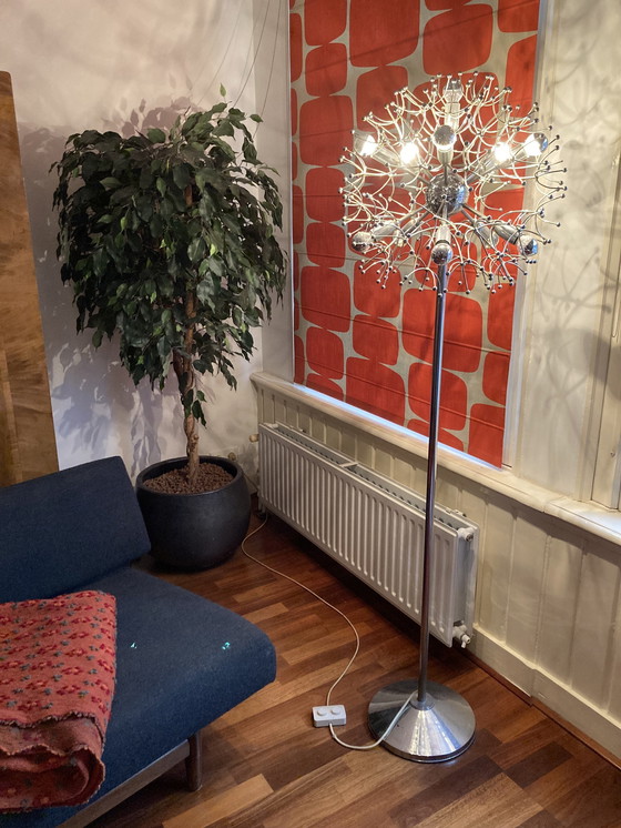 Image 1 of Vintage 60-Er Years Sputnik Steampunk Floor Lamp