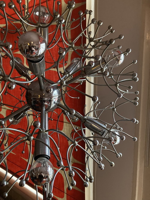 Vintage 60-Er Years Sputnik Steampunk Floor Lamp