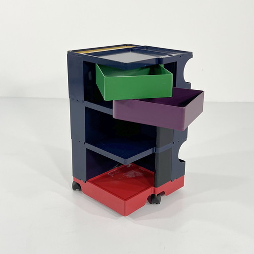 Multicolour Boby Trolley By Joe Colombo For Bieffeplast, 1960S