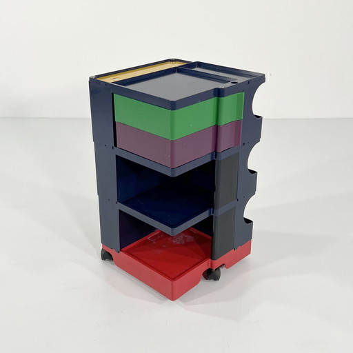 Multicolour Boby Trolley By Joe Colombo For Bieffeplast, 1960S