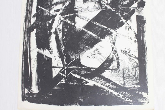 Image 1 of Lithographie de l'artiste suisse Bernd Völkle 1963