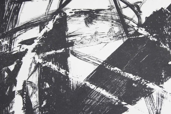 Image 1 of Lithographie de l'artiste suisse Bernd Völkle 1963