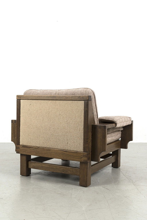 Sillón brutalista vintage