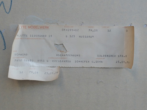 Image 1 of Vintage sideboard from Palette Möbelwerk