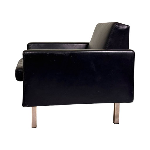 Theo Ruth for Artifort, Model F410 Furniture Set, 1950s, Black Leather