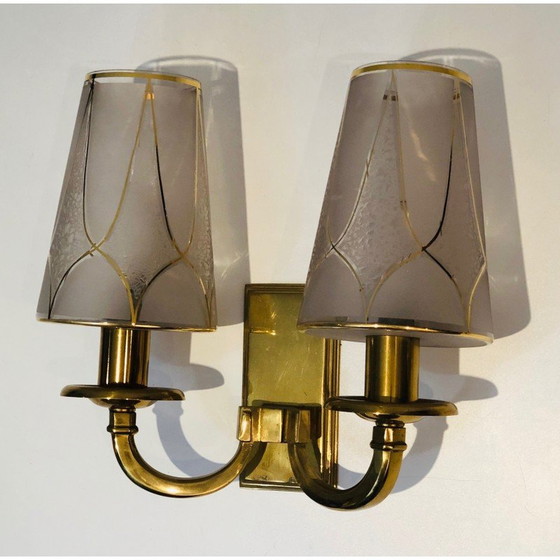 Image 1 of Pair of vintage Art Deco wall lamps, 1930