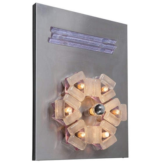 Image 1 of 1960s Large Sculptural Wall Light by Poliarte, Italy