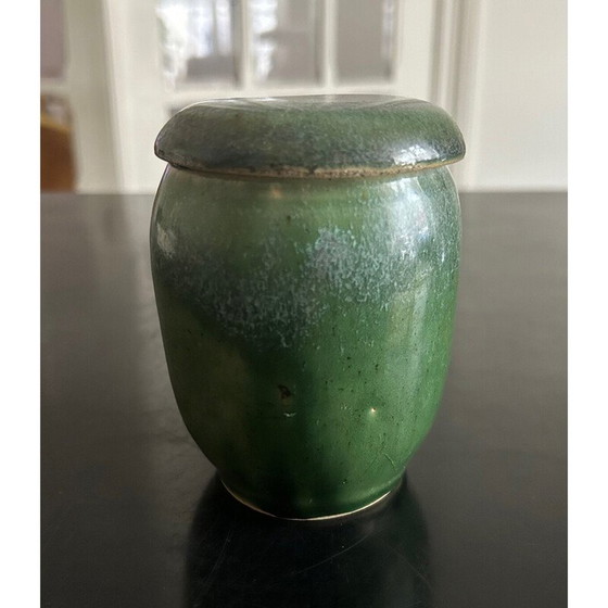 Image 1 of Vintage ceramic covered pot, 1960-1970
