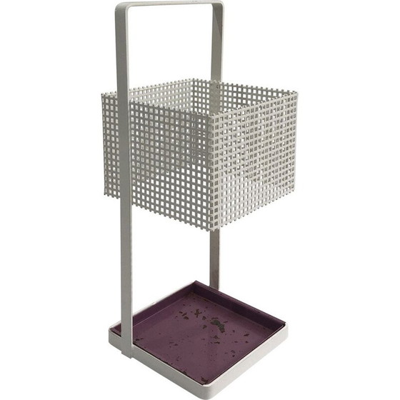 Image 1 of Modernist vintage umbrella stand by Josef Hoffmann for Bieffeplast, 1970s