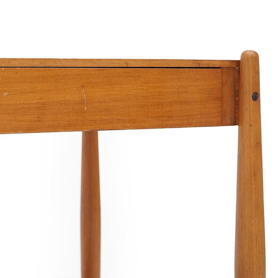 Image 1 of Vintage bedside table with drawer in teak veneer for Fratelli Reguitti, Italy 1960