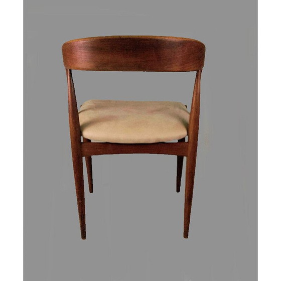 Image 1 of Set of 6 vintage dining chairs in teak by Johannes Andersen for Ørum Møbelfabrik, 1965