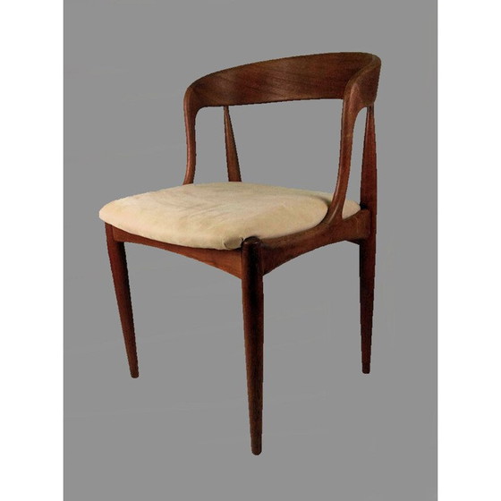 Image 1 of Set of 6 vintage dining chairs in teak by Johannes Andersen for Ørum Møbelfabrik, 1965