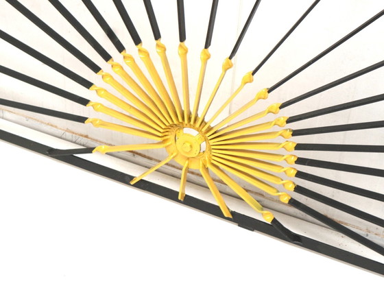 Image 1 of Vintage Metal Wall Sculpture Made In The 1970s