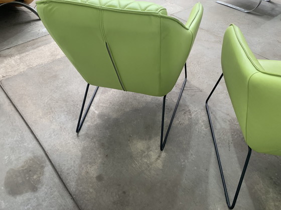 Image 1 of 2x Eijerkamp design armchair, poison green