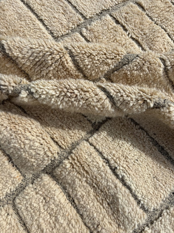 Image 1 of Mid-Century Modern Beige Moroccan Rug