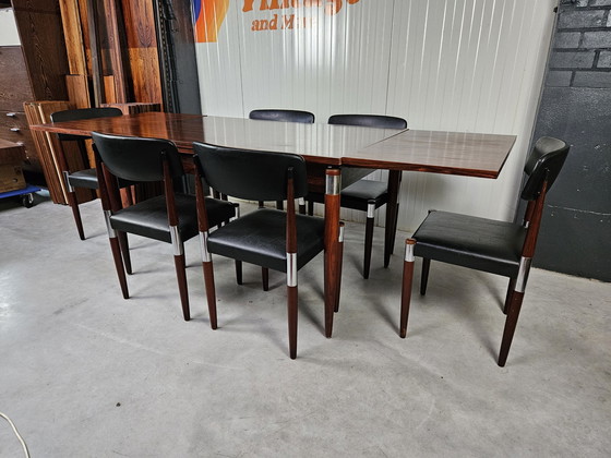 Image 1 of Set da pranzo vintage in palissandro