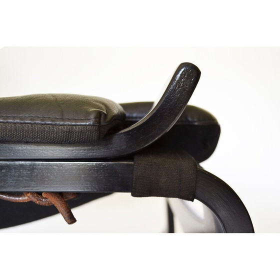 Image 1 of Vintage leather Kroken living room set by Åke Fribytter for Nelo Mobel, 1970s