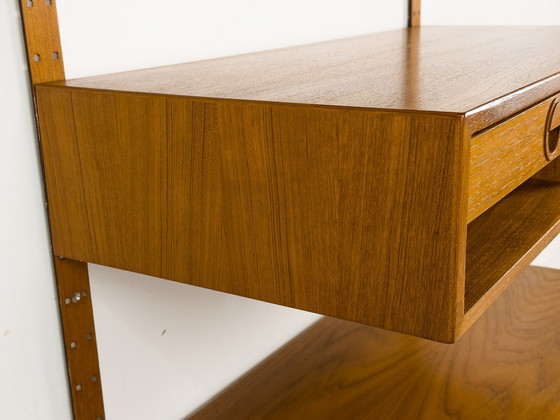 Image 1 of Teak Wall Shelving System by Hansen & Guldborg, 1970s