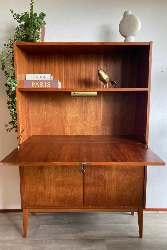 Image 1 of Retro vintage mid-century secretary/highboard