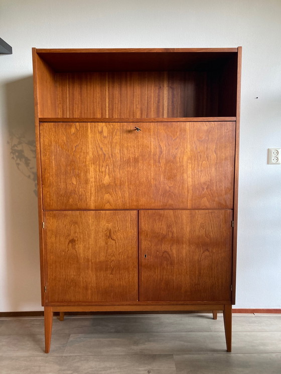 Image 1 of Retro vintage mid-century secretary/highboard