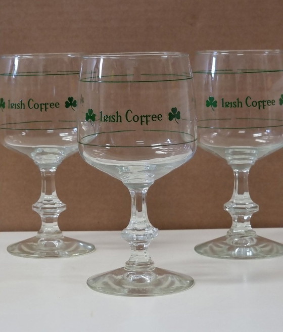 Image 1 of 2128 Vintage Irish Coffee Glasses Coffee glasses