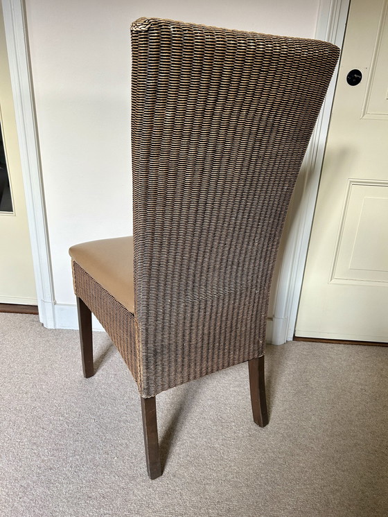 Image 1 of 4x rattan dining room chair