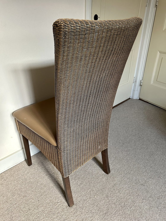 Image 1 of 4x rattan dining room chair