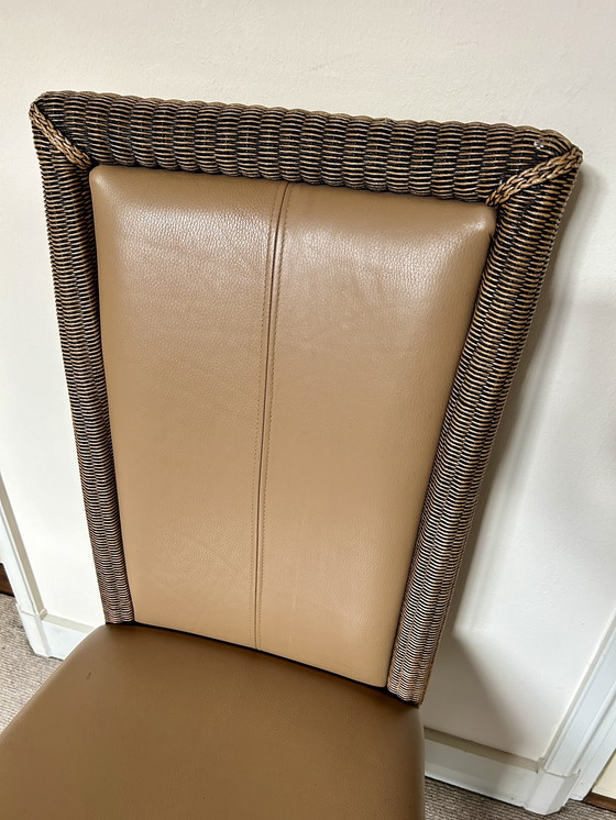 Image 1 of 4x rattan dining room chair