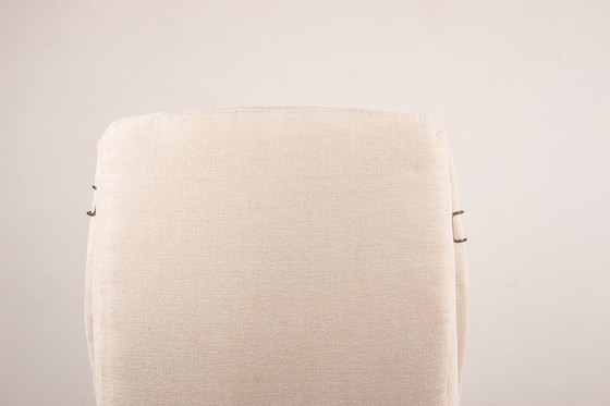 Image 1 of Large Norwegian Teak Armchair with Ottoman by Folke Ohlsson for Westnofa 1960