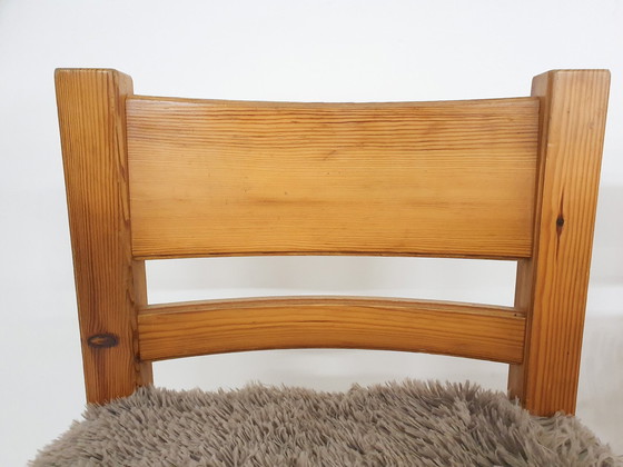 Image 1 of Set Of 10 Pinewood Dining Chair In The Style Of Ate Van Apeldoorn, The Netherlands 1970'S