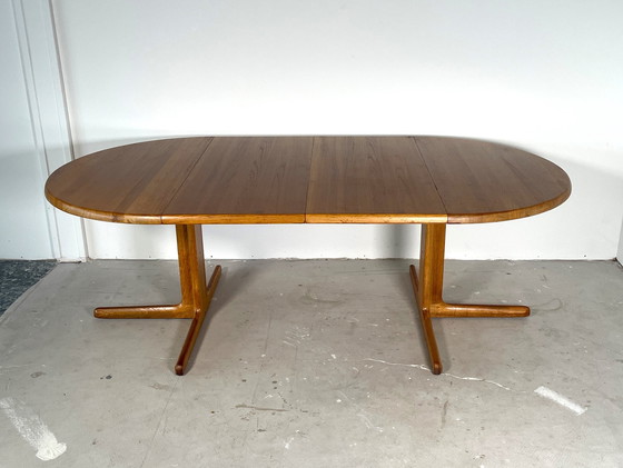 Image 1 of C J Rosengaarden Extendable Dining Table In Teakwood