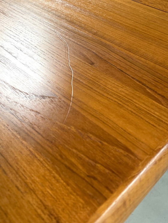 Image 1 of C J Rosengaarden Extendable Dining Table In Teakwood