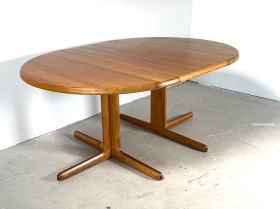 Image 1 of C J Rosengaarden Extendable Dining Table In Teakwood