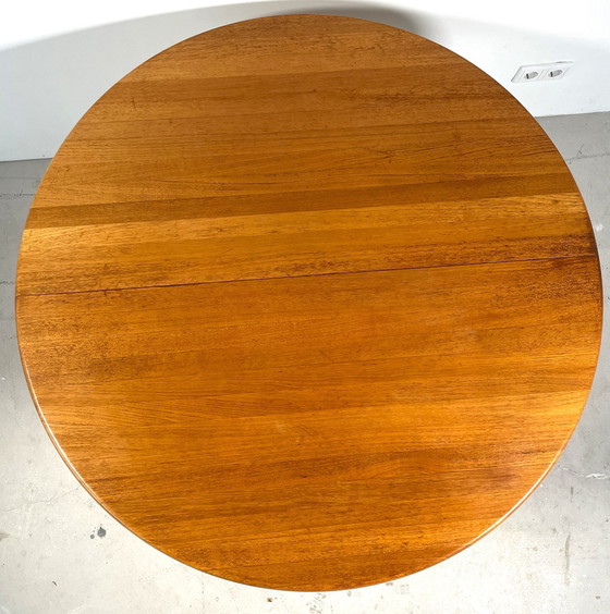 Image 1 of C J Rosengaarden Extendable Dining Table In Teakwood