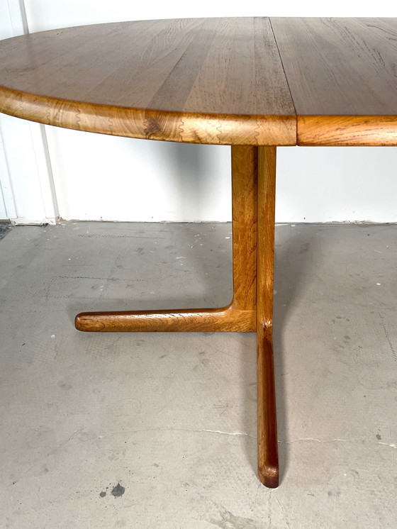 Image 1 of C J Rosengaarden Extendable Dining Table In Teakwood