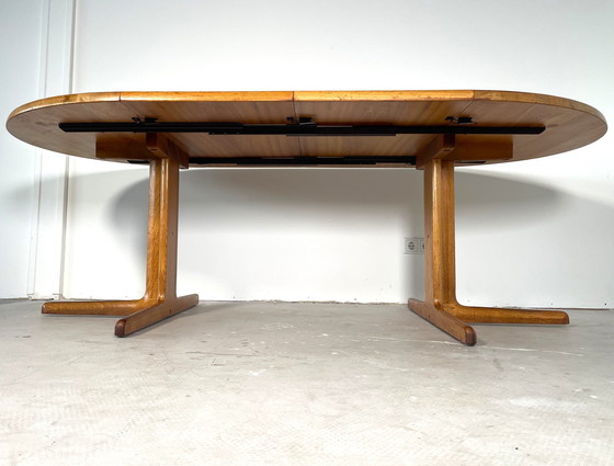 Image 1 of C J Rosengaarden Extendable Dining Table In Teakwood