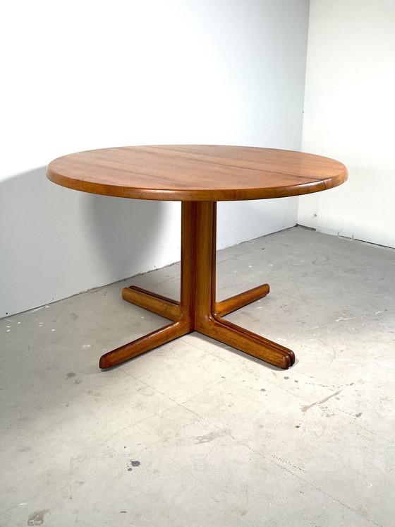 Image 1 of C J Rosengaarden Extendable Dining Table In Teakwood