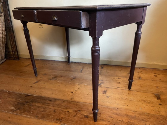 Image 1 of Kitchen Table Worktable French Antique