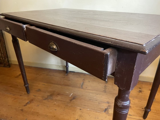 Image 1 of Kitchen Table Worktable French Antique