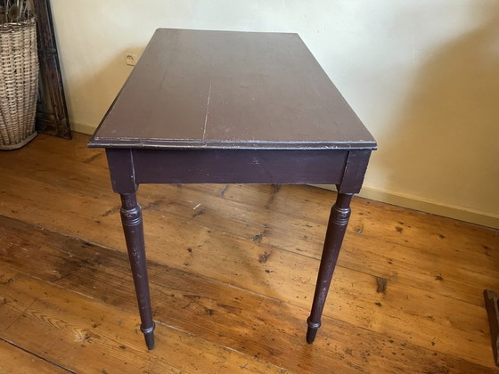 Image 1 of Kitchen Table Worktable French Antique