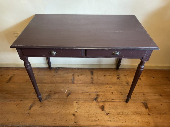 Image 1 of Kitchen Table Worktable French Antique