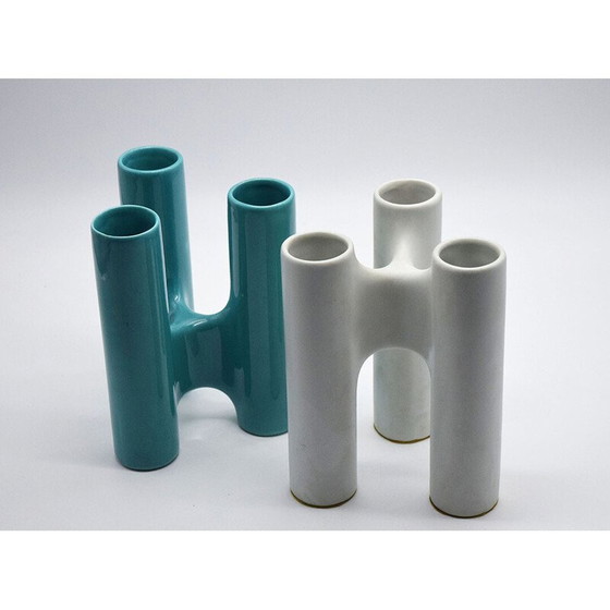 Image 1 of Vintage interlocking ceramic vases by Enzo Bioli for Il Picchio, 1970s
