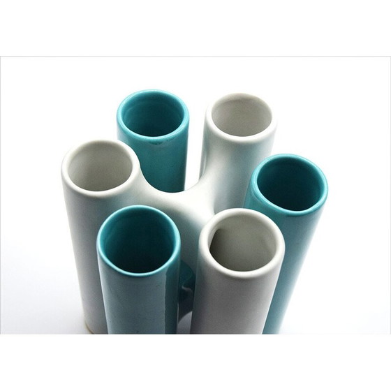 Image 1 of Vintage interlocking ceramic vases by Enzo Bioli for Il Picchio, 1970s