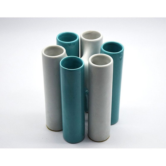 Image 1 of Vintage interlocking ceramic vases by Enzo Bioli for Il Picchio, 1970s